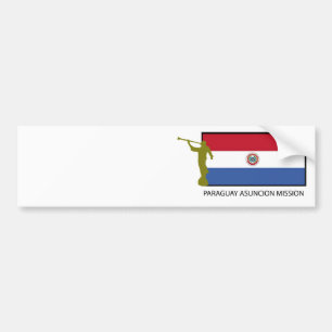 Autocollant De Voiture CTR de la mission LDS du Paraguay Asuncion