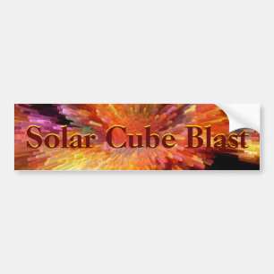 Autocollant De Voiture Cube solaire