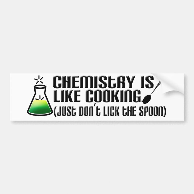 Autocollant De Voiture Cuisine de chimie (Devant)