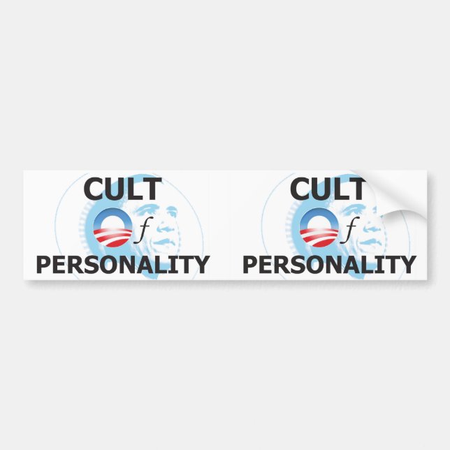 Autocollant De Voiture Culte d'Obama de personnalité (Devant)