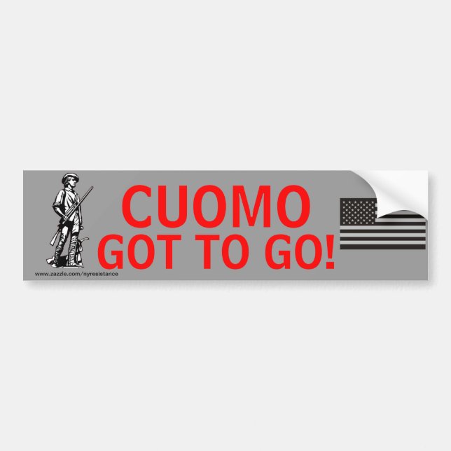 Autocollant De Voiture Cuomo a obtenu D'ALLER ! (Devant)