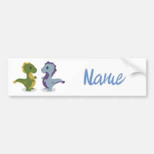 Autocollant De Voiture Cute Dinosaur Paire Thunder_Cove