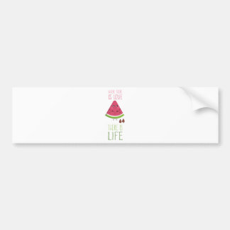 Autocollant De Voiture Cute Watermelon