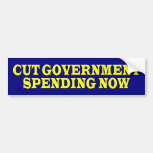 Autocollant De Voiture cutGovtSpendingNow