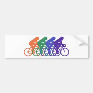 Autocollant De Voiture Cyclisme (femelle)