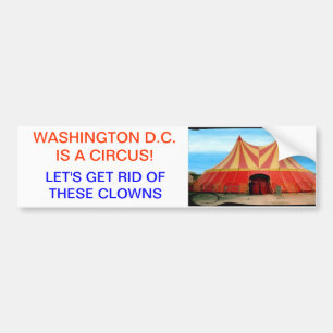 Autocollant De Voiture D.C. est un cirque