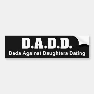 Autocollant De Voiture DADD sur le sticker pare-chocs noir
