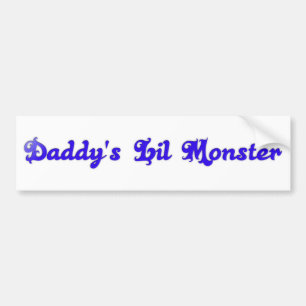 Autocollant De Voiture daddy's lil monster