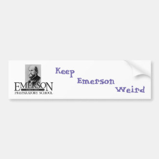 Autocollant De Voiture D'adhésif pour pare-chocs étrange d'Emerson
