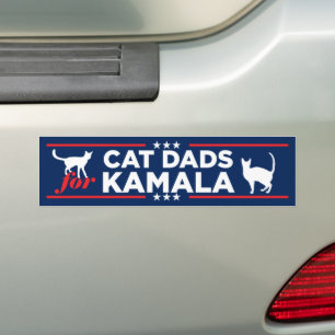 Autocollant De Voiture Dads chats pour Kamala 2024