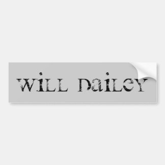 AUTOCOLLANT DE VOITURE DAILEY