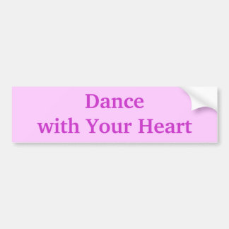 Autocollant De Voiture Dancenwith votre coeur