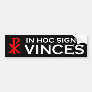 Autocollant De Voiture Dans Signo hoc Vinces