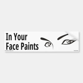 Autocollant De Voiture Dans vos peintures faciales