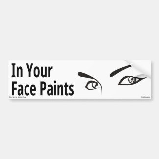 Autocollant De Voiture Dans vos peintures faciales