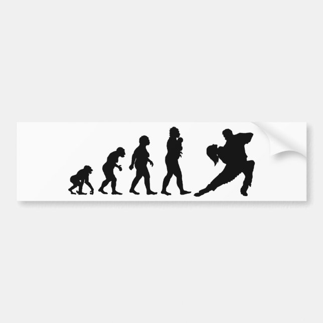 Autocollant De Voiture Danse de tango (Devant)