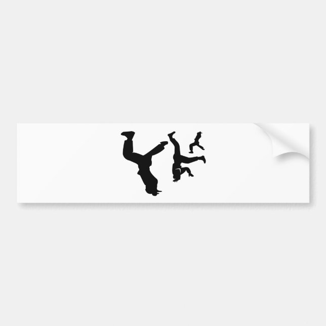 Autocollant De Voiture danseur de hip hop (Devant)