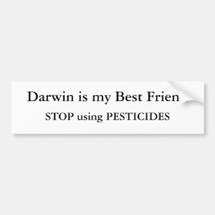 Autocollant De Voiture Darwin est mon meilleur ami, ARRÊT utilisant des