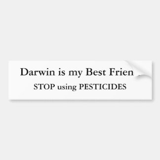 Autocollant De Voiture Darwin est mon meilleur ami, ARRÊT utilisant des
