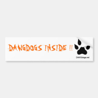 Autocollant De Voiture dawgdogs, DAWGDOGS À L'INTÉRIEUR ! !