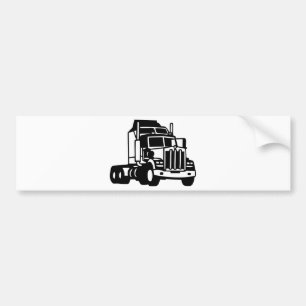 Autocollant De Voiture De CAMION Américain de camionneur de remorque semi