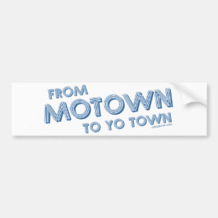 Autocollant De Voiture De Motown à la ville de Yo