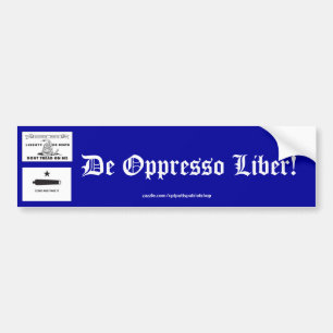Autocollant De Voiture De Oppresso Liber