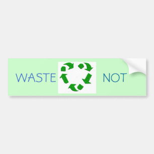 Autocollant De Voiture déchets pas