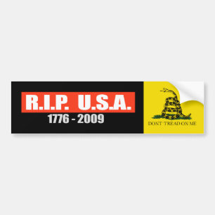 Autocollant De Voiture DÉCHIRURE Etats-Unis - T-shirt 1776 À 2009