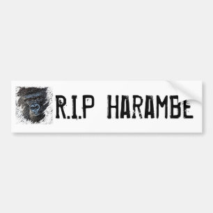 Autocollant De Voiture DÉCHIRURE Harambe
