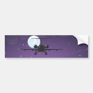 Autocollant De Voiture décollage d'avion de ligne