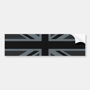 Autocollant De Voiture Décor britannique noir de drapeau d'Union Jack