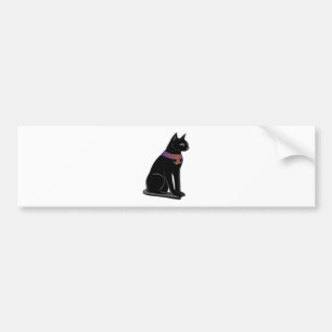 Autocollant De Voiture Déesse Bastet de chat égyptien