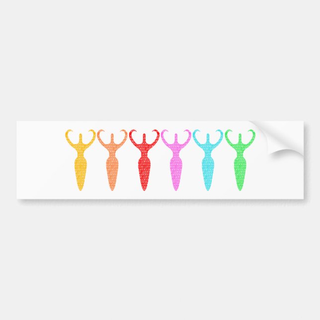 Autocollant De Voiture Déesses (Devant)