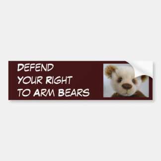 Autocollant De Voiture Défendez votre droite d'armer des ours