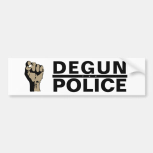 AUTOCOLLANT DE VOITURE DÉFENDRE LA POLICE