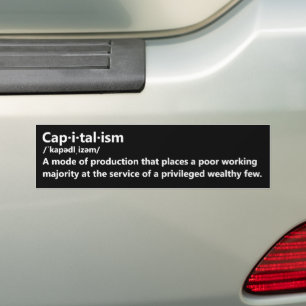 Autocollant De Voiture Définition du capitalisme
