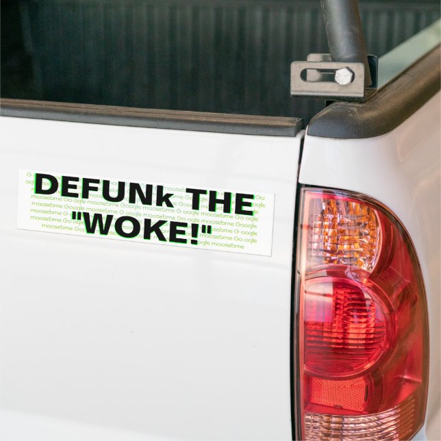 Autocollant De Voiture DÉFUNk LE "WOKE !" (Sur camion)