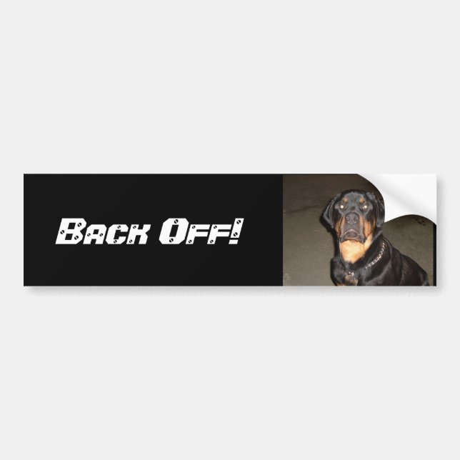 Autocollant De Voiture Dégagez Bumpersticker ! (Devant)