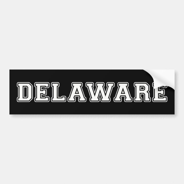 Autocollant De Voiture Delaware (Devant)