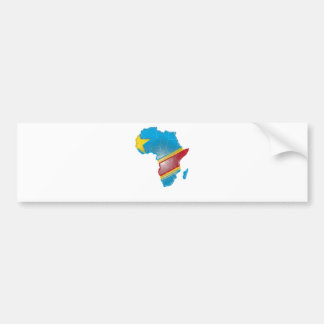 Autocollant De Voiture DEM. Représentant. Le Congo