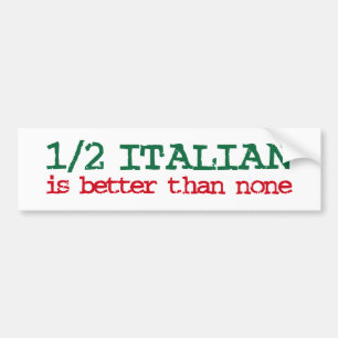 Autocollant De Voiture Demi-italien