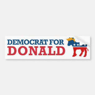 Autocollant De Voiture Démocrate pour Donald --.png