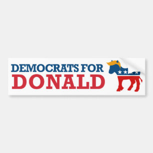 Autocollant De Voiture Démocrates Pour Donald —.png