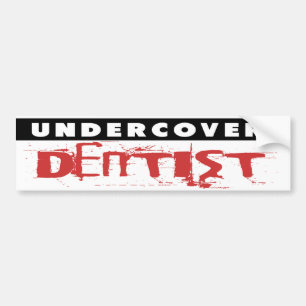 Autocollant De Voiture Dentiste secret, drôle