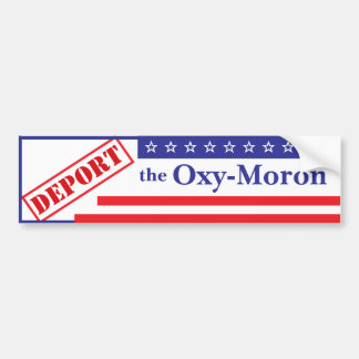 Autocollant De Voiture Déporter l'autocollant Oxy-Moron