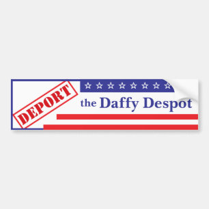 Autocollant De Voiture Déporter l'autocollant pare-chocs Daffy Despot