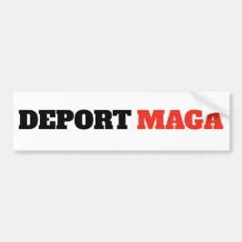 Autocollant De Voiture Déporter MAGA Anti Trump