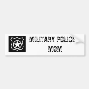 AUTOCOLLANT DE VOITURE DÉPUTÉ BRITANNIQUE, MAMAN DE POLICE MILITAIRE