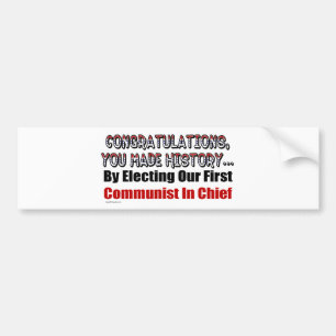 Autocollant De Voiture Des félicitations, vous avez élu un communiste